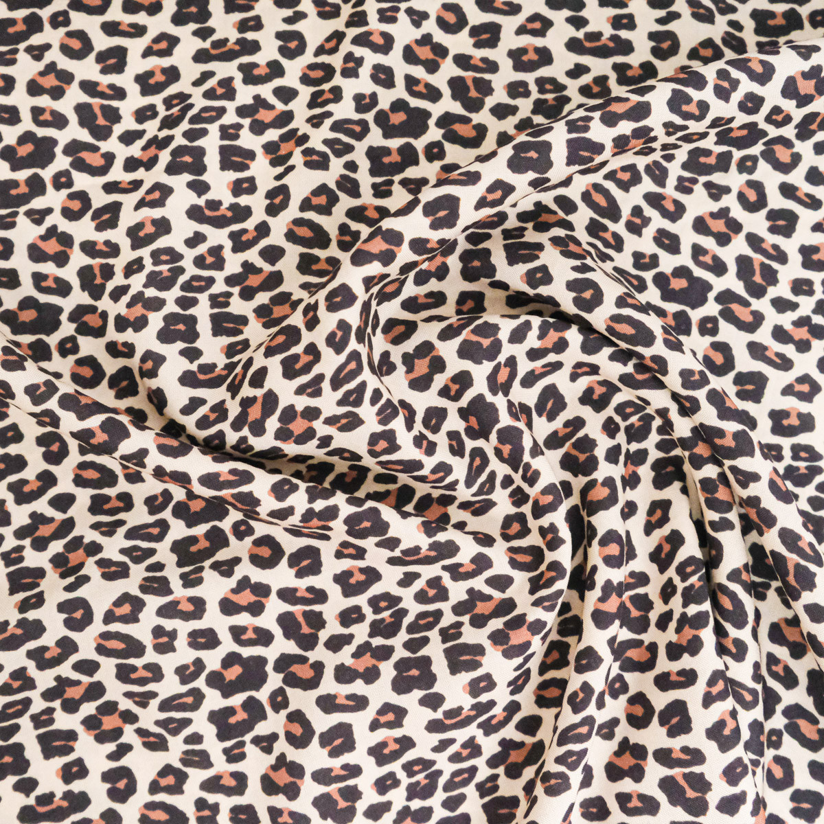 Leopard-Print Viscose Mini - Maison Klem